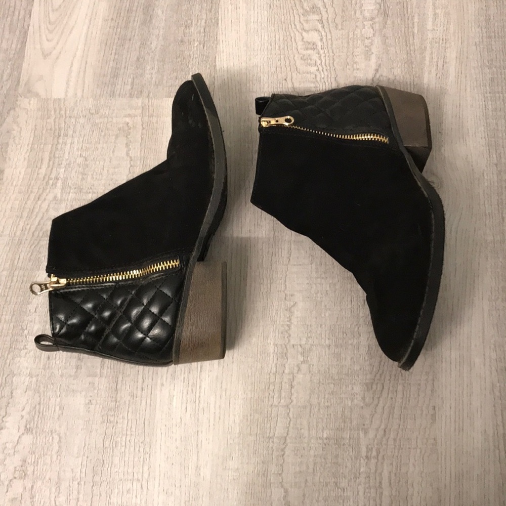 Steve Madden black ankle boots